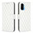 Leather Case Stands Flip Cover Holder B11F for Xiaomi Mi 11i 5G White