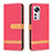 Leather Case Stands Flip Cover Holder B11F for Xiaomi Mi 12 5G Red