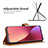 Leather Case Stands Flip Cover Holder B11F for Xiaomi Mi 12S 5G