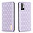 Leather Case Stands Flip Cover Holder B11F for Xiaomi POCO M3 Pro 5G Purple