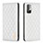Leather Case Stands Flip Cover Holder B11F for Xiaomi POCO M3 Pro 5G White