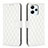 Leather Case Stands Flip Cover Holder B11F for Xiaomi Redmi 12 4G White