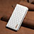 Leather Case Stands Flip Cover Holder B11F for Xiaomi Redmi 12C 4G White