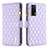 Leather Case Stands Flip Cover Holder B11F for Xiaomi Redmi K60 5G Purple