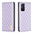 Leather Case Stands Flip Cover Holder B11F for Xiaomi Redmi Note 11 Pro 5G Purple