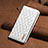 Leather Case Stands Flip Cover Holder B11F for Xiaomi Redmi Note 12 5G White