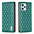 Leather Case Stands Flip Cover Holder B11F for Xiaomi Redmi Note 12 Pro+ Plus 5G Green