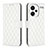 Leather Case Stands Flip Cover Holder B11F for Xiaomi Redmi Note 13 Pro+ Plus 5G White