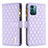 Leather Case Stands Flip Cover Holder B12F for Nokia G11 Purple