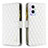 Leather Case Stands Flip Cover Holder B12F for OnePlus Nord N20 5G White