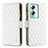 Leather Case Stands Flip Cover Holder B12F for Oppo A2 5G White