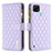 Leather Case Stands Flip Cover Holder B12F for Realme C21 Purple