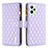 Leather Case Stands Flip Cover Holder B12F for Realme C35 Purple