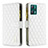 Leather Case Stands Flip Cover Holder B12F for Realme V25 5G White