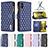 Leather Case Stands Flip Cover Holder B12F for Samsung Galaxy A04E