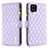 Leather Case Stands Flip Cover Holder B12F for Samsung Galaxy A12 5G Purple