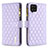 Leather Case Stands Flip Cover Holder B12F for Samsung Galaxy A12 Nacho Purple