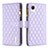 Leather Case Stands Flip Cover Holder B12F for Samsung Galaxy A23 5G SC-56C Purple