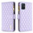 Leather Case Stands Flip Cover Holder B12F for Samsung Galaxy A51 5G Purple