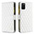 Leather Case Stands Flip Cover Holder B12F for Samsung Galaxy M02s White