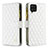 Leather Case Stands Flip Cover Holder B12F for Samsung Galaxy M12 White