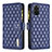 Leather Case Stands Flip Cover Holder B12F for Samsung Galaxy S20 Plus 5G Blue