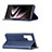 Leather Case Stands Flip Cover Holder B12F for Samsung Galaxy S24 Ultra 5G