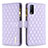 Leather Case Stands Flip Cover Holder B12F for Vivo Y12G Purple