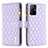 Leather Case Stands Flip Cover Holder B12F for Xiaomi Mi 11T Pro 5G Purple