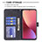 Leather Case Stands Flip Cover Holder B12F for Xiaomi Mi 12 5G