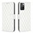 Leather Case Stands Flip Cover Holder B12F for Xiaomi Redmi Note 11 4G (2021) White