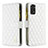 Leather Case Stands Flip Cover Holder B12F for Xiaomi Redmi Note 11 4G (2022) White