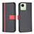 Leather Case Stands Flip Cover Holder B13F for Realme C30s