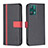 Leather Case Stands Flip Cover Holder B13F for Realme V25 5G