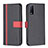 Leather Case Stands Flip Cover Holder B13F for Vivo Y20s
