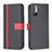 Leather Case Stands Flip Cover Holder B13F for Xiaomi Redmi Note 10 5G