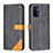 Leather Case Stands Flip Cover Holder B14F for OnePlus Nord N200 5G