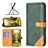 Leather Case Stands Flip Cover Holder B14F for Samsung Galaxy M02s