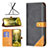 Leather Case Stands Flip Cover Holder B14F for Samsung Galaxy M02s