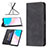 Leather Case Stands Flip Cover Holder B15F for Huawei Honor 50 Lite