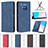 Leather Case Stands Flip Cover Holder B15F for Huawei Honor 50 Lite