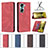 Leather Case Stands Flip Cover Holder B15F for Huawei Honor 60 5G