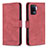 Leather Case Stands Flip Cover Holder B15F for Oppo Reno5 Lite Red