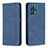 Leather Case Stands Flip Cover Holder B15F for Realme 9 5G Blue