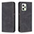 Leather Case Stands Flip Cover Holder B15F for Realme Narzo 50A Prime Black