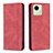 Leather Case Stands Flip Cover Holder B15F for Realme Narzo 50i Prime Red