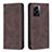 Leather Case Stands Flip Cover Holder B15F for Realme V23i 5G