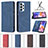 Leather Case Stands Flip Cover Holder B15F for Samsung Galaxy A23 4G