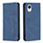 Leather Case Stands Flip Cover Holder B15F for Samsung Galaxy A23 5G SC-56C Blue