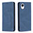 Leather Case Stands Flip Cover Holder B15F for Samsung Galaxy A23e 5G Blue
